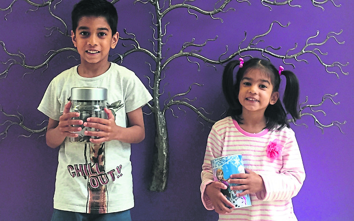 Young siblings raise funds for children’s hospice for Ramadan