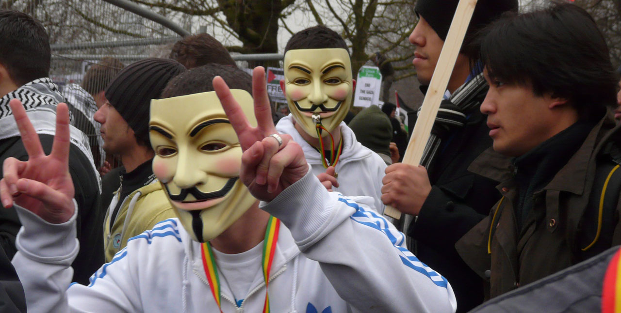 Masked demonstrators could face arrest under new anti-protest laws
