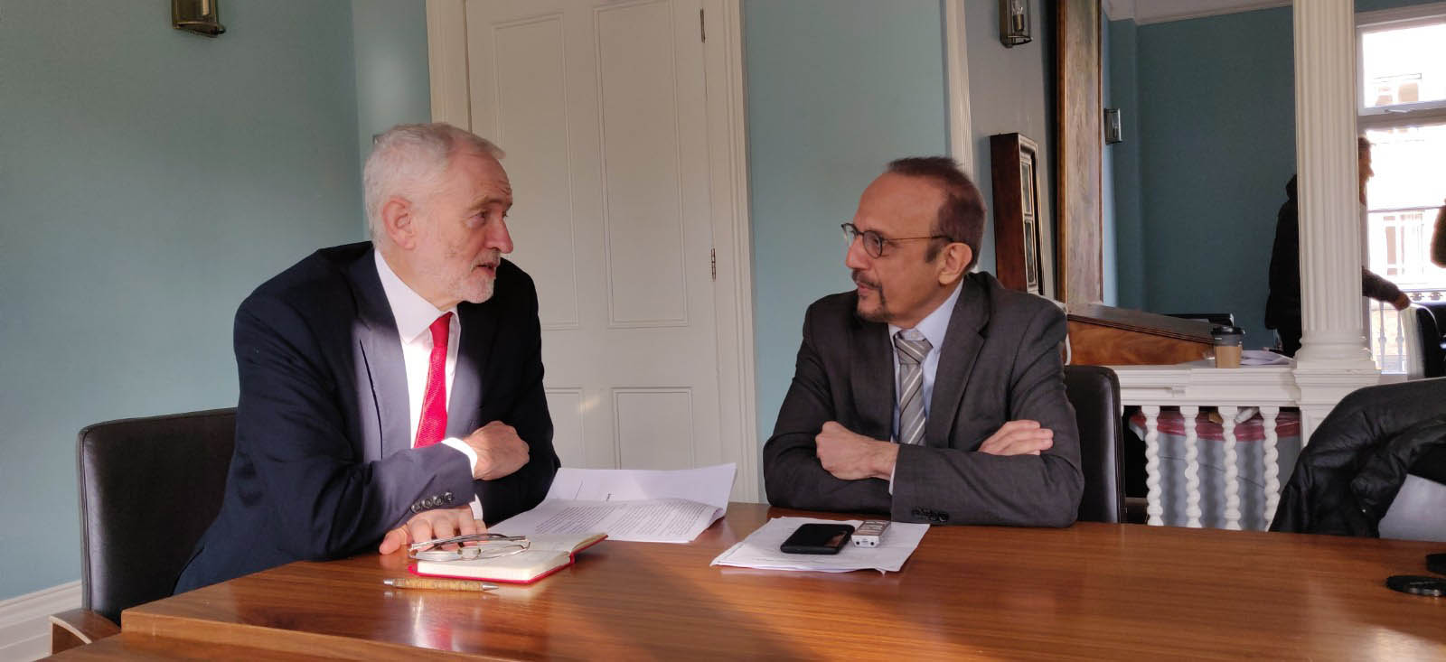 Corbyn seeks referendum to reunite people