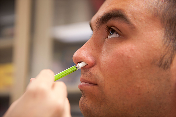 Pork gelatine used in nasal vaccines