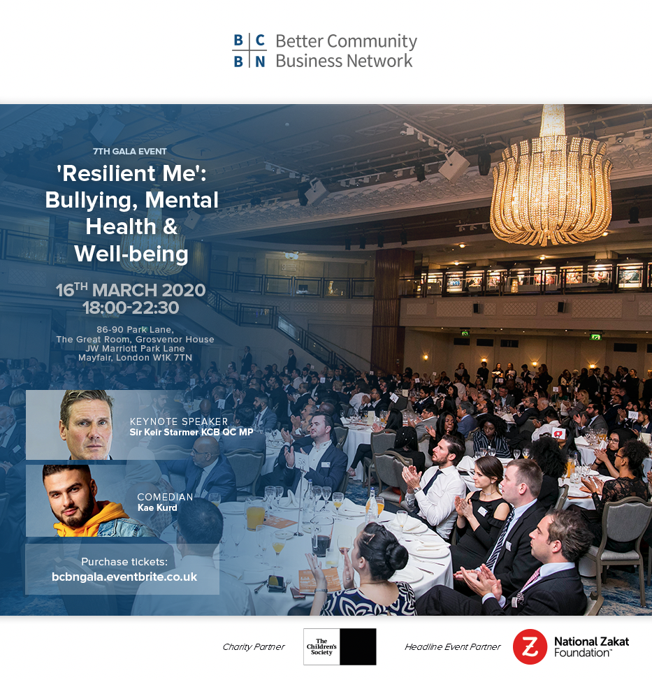 UK: BCBN gala dinner in support mental health for young Muslims