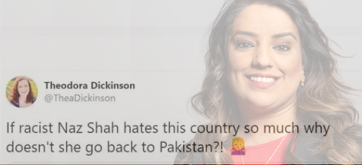 Tory activist and former campaign manager tells Muslim MP to ‘go back to Pakistan’