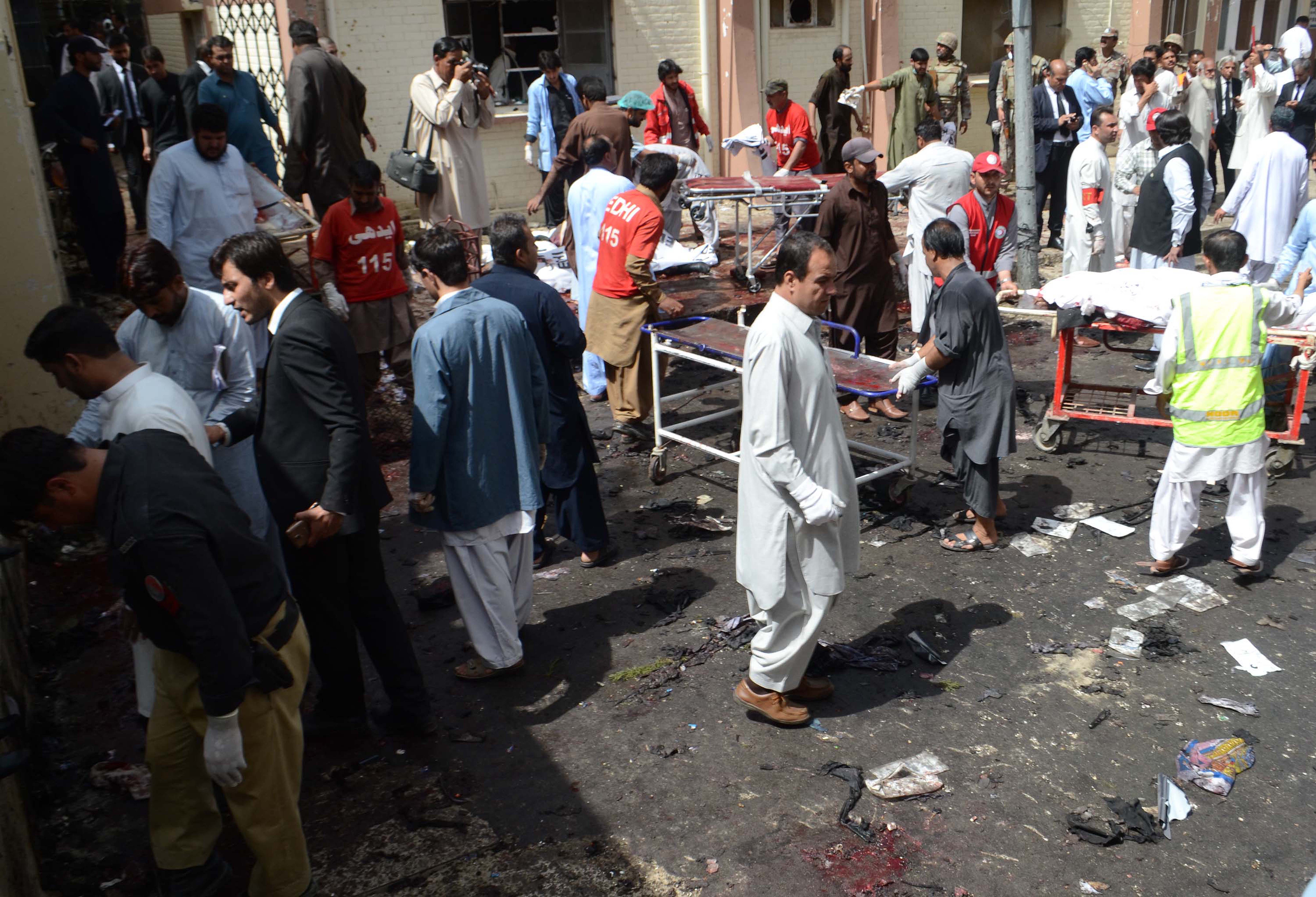 Pakistan: Death toll in hospital bombing in Quetta rises to 70