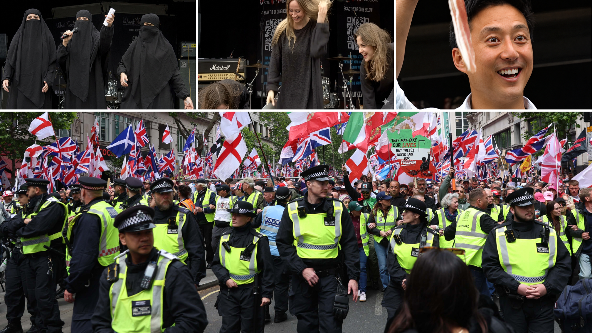 Police and Home Office accused of ‘double standards’ amid claims of inaction at anti-Muslim “hate spectacle” Unite the Kingdom rally