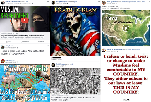 Police officers across five states exposed making thousands of anti-Muslim posts online