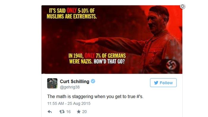 US baseball analyst suspended for anti-Islam tweet